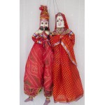 Famous Rajasthani Puppets Pair (Kathputli)